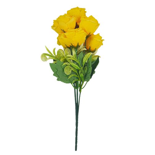 Buquê de Rosas Artificial 35cm em Plástico Bella Garden