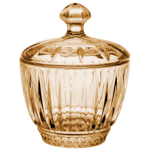 Potiche Elegan 8,5x8,5x11cm em Vidro Hauskraft