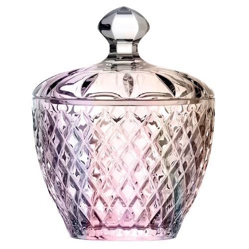 Potiche Nobre 8,5x8,5x11cm em Vidro Hauskraft