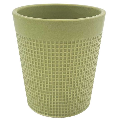 Vaso Color Decortivo 11,5x9,5cm em Cerâmica Sanxia