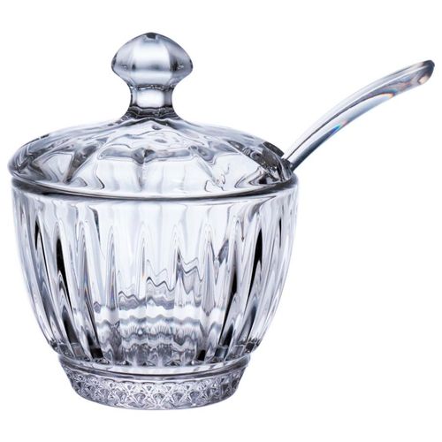 Açucareiro Blend C/ Colher 200ml Em Vidro Hauskraft