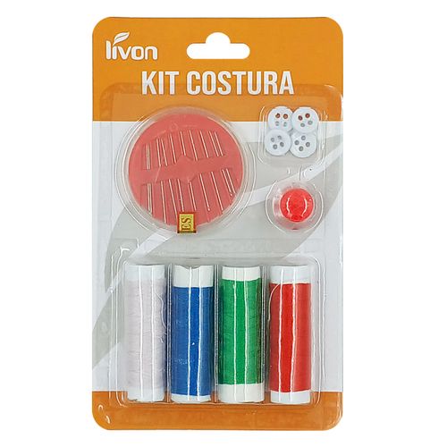 Kit Costura 7 Peças em Plástico Livon