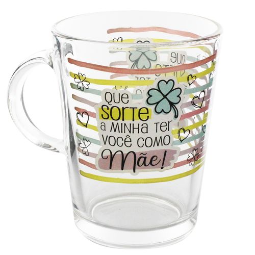 Caneca Mãe 420ml em Vidro Wincy