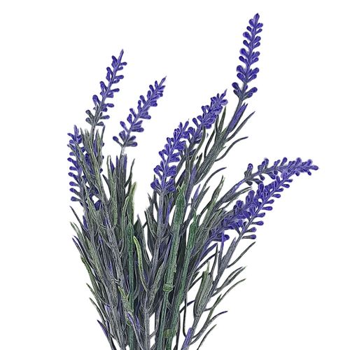 Buquê de Lavanda Artificial 34cm em Plástico Bella Garden