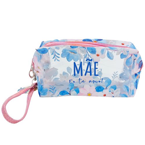 Nécessaire Mãe Floral 17,5x7,5cm em PVC Interponte