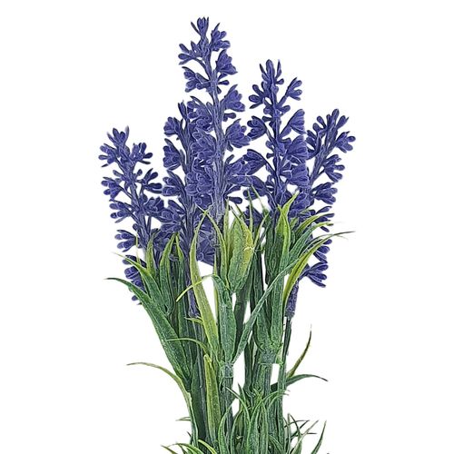 Buquê de Lavanda Veludo Artificial 31cm em Plástico Bella Garden