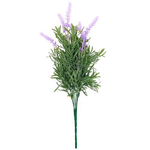 Buquê Lavanda Artificial 38cm em Plástico Bella Garden