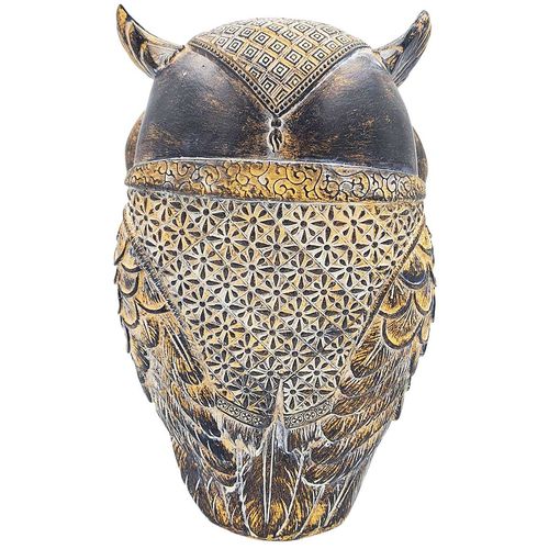 Coruja Decorativa 21,5cm em Resina Brascontinental