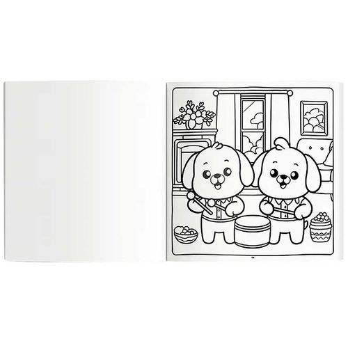 Livro P/ Colorir Cute & Comfy C/ Caneta 23cm em Papel Editora Online
