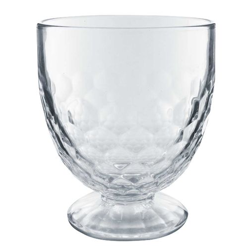 Bomboniere C/ Pé 20x11cm em Vidro Tecnoserv