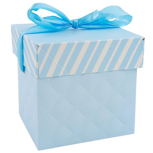 Caixa P/ Presente Color 10x10cm em Papel Amigold