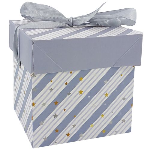 Caixa P/ Presente Estrela 15x15cm em Papel Amigold