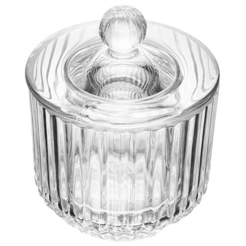 Manteigueira Francesa Imperatriz 9x9x11cm em Cristal Wolff