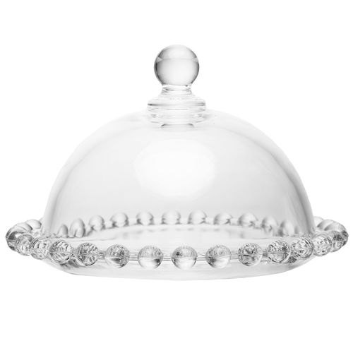 Queijeira Pearl 14cm em Cristal Wolff