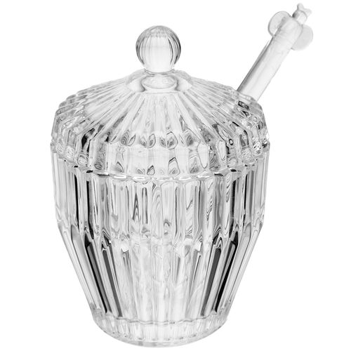 Meleira C/ Pegador Imperatriz 8x8x11cm em Cristal Wolff