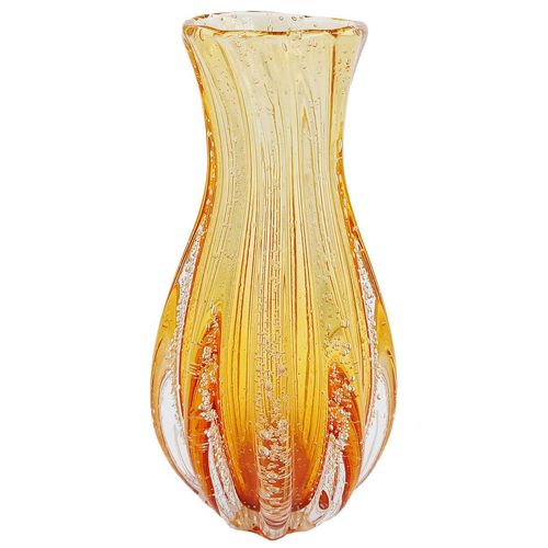 Vaso Decorativo Italy Tulipa 10x22cm em Vidro Newway