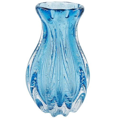 Vaso Decorativo Italy Tulipa 8,5x15cm em Vidro Newway