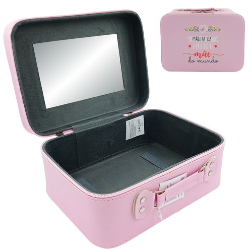 Maleta Mãe C/ Alça 11,5x24,5cm em Couro Sintético Fu Xing