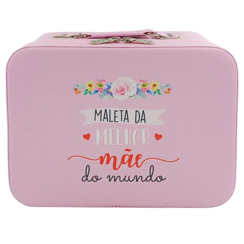 Maleta Mãe C/ Alça 11,5x24,5cm em Couro Sintético Fu Xing
