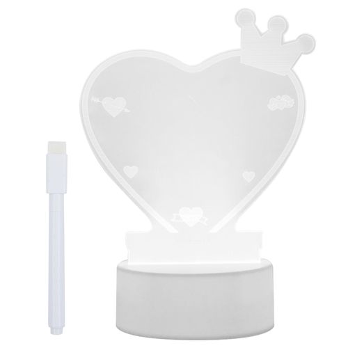 Luminária C/ Caneta Giz Decorativa 12x16cm em Plástico Fu Xing