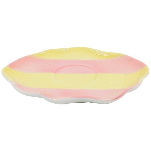 Caneca Nuvem C/ Pires 200ml em Cerâmica Lila Home