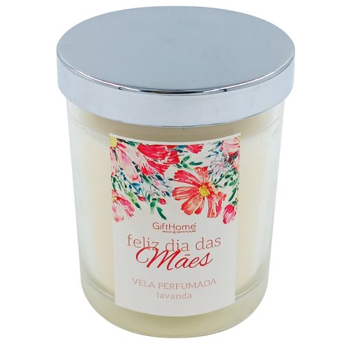 Vela Perfumada Mãe C/ Suporte 8,5x7,5cm em Vidro Gifthome