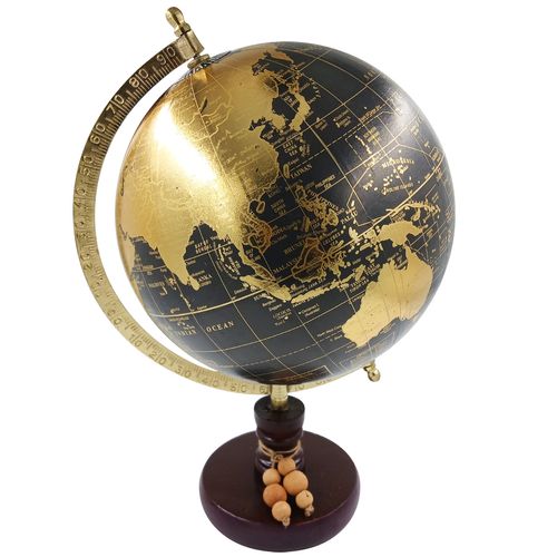 Globo Terrestre Decorativo 20x30cm em Plástico Mai Home