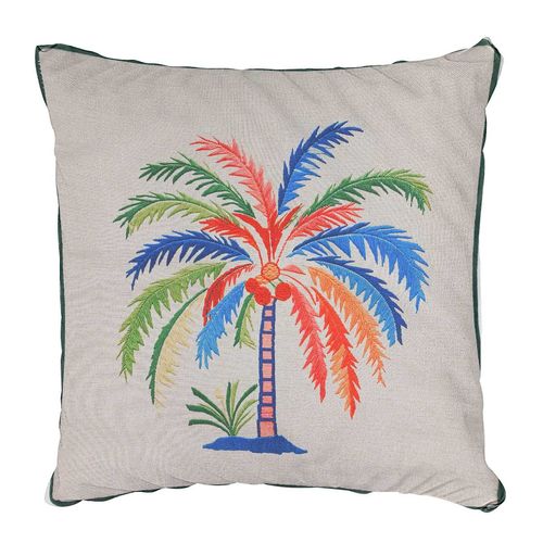 Capa P/ Almofada Tropical 43x43cm em Poliéster Jolitex