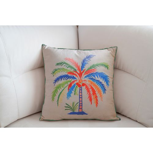 Capa P/ Almofada Tropical 43x43cm em Poliéster Jolitex