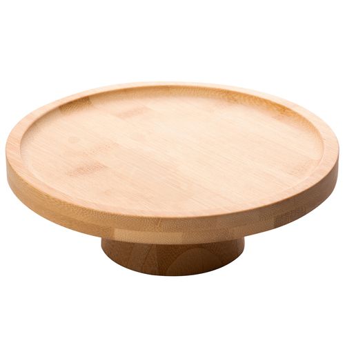 Prato P/ Bolo Redondo 18x6cm em Bambu Lyor