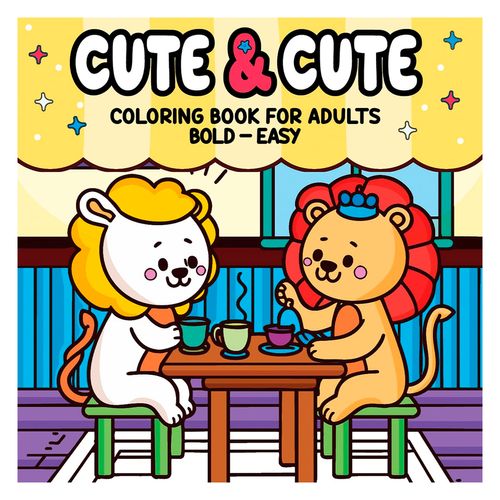 Livro P/ Colorir Cute & Cute 20,5cm em Papel Editora Online