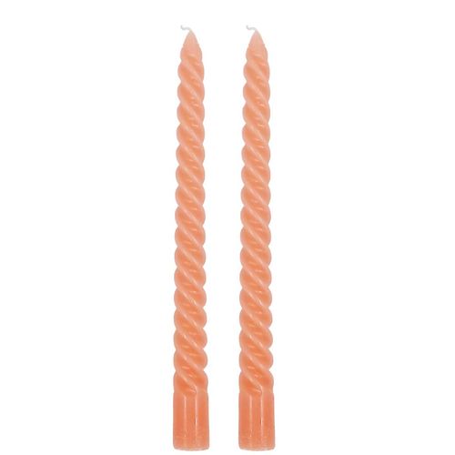 Jogo de Velas Espiral 2 Peças 25cm em Parafina Gifthome