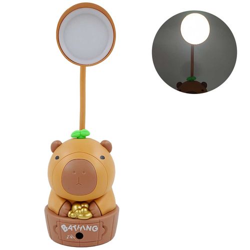 Luminária de Mesa Capivara LED 28cm em Plástico Michael Judi