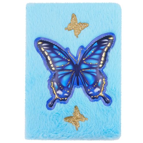 Caderno Borboleta Pelúcia 13,9x20,5cm em Papel Interponte