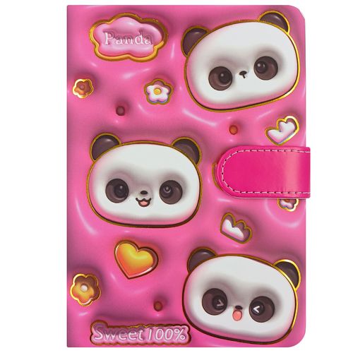 Caderno de Anotação Panda 12,1x17,6cm em Papel Interponte