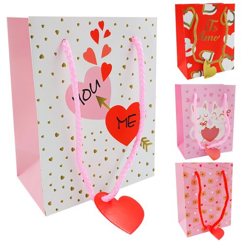 Sacola P/ Presente Amor 11x14cm em Papel Kehome