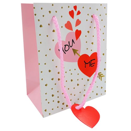 Sacola P/ Presente Amor 11x14cm em Papel Kehome