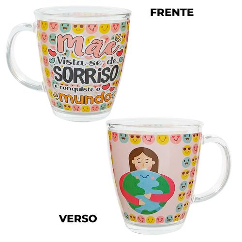 Caneca Mãe 380ml em Vidro Kehome