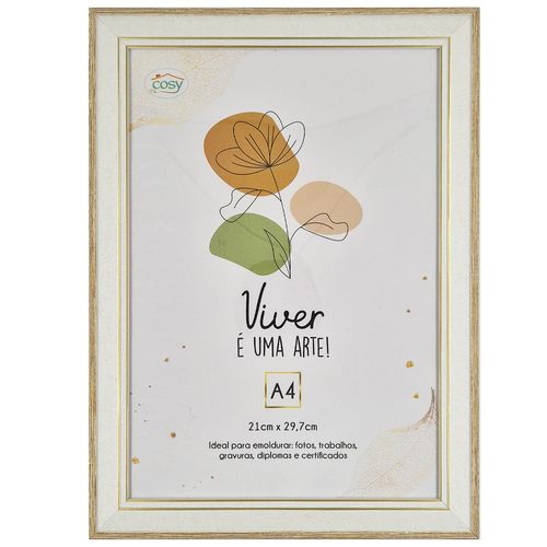 Porta Certificado Decorativo A4 20,9x29,7cm em Plástico Fu Xing