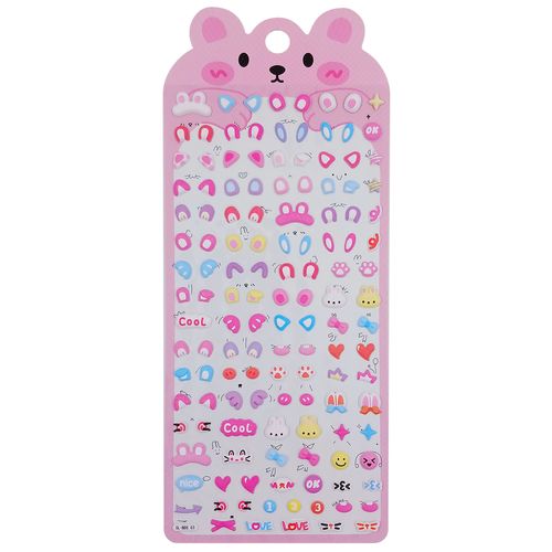 Cartela de Adesivos Cute 9,5x19cm em PVC Michael Judi