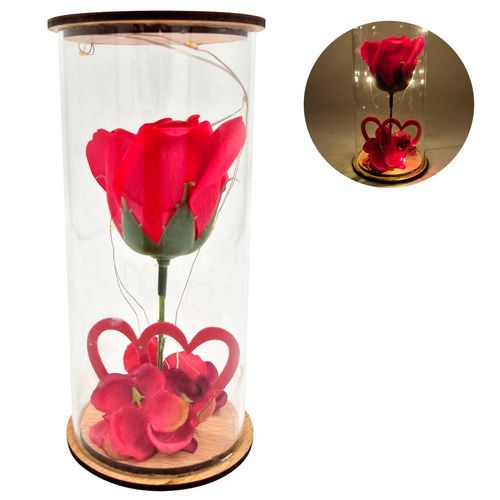 Luminária Cúpula Amor 16cm em Plástico Fu Xing