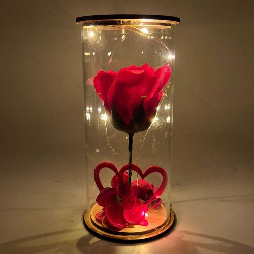 Luminária Cúpula Amor 16cm em Plástico Fu Xing