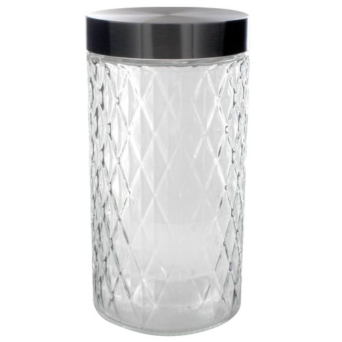 Pote Hermético C/ Tampa 1,8L em Vidro Fu Xing