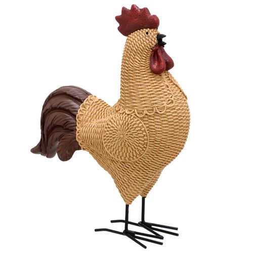 Galinha Decorativa 21x29cm em Resina Mabruk