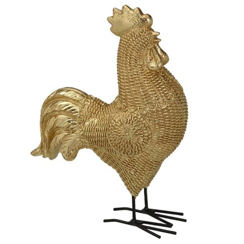 Galinha Decorativa 23cm em Resina Mabruk