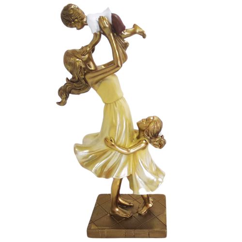 Família Decorativa 11x26cm em Resina Mabruk
