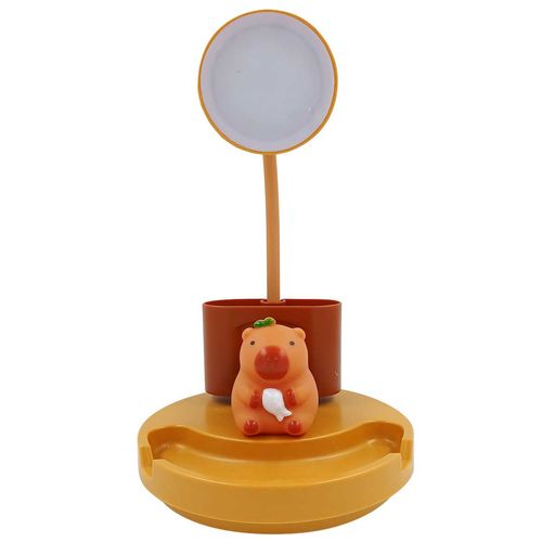 Luminária de Mesa Capivara 12,5x25,5cm em Plástico Interponte