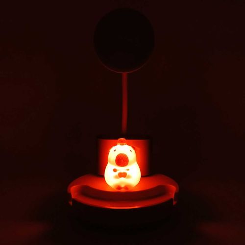 Luminária de Mesa Capivara 12,5x25,5cm em Plástico Interponte