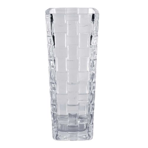 Vaso Weave Decorativo 15,5cm em Vidro Kehome