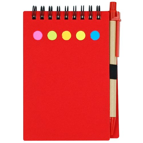 Kit Bloco de Anotação C/ Caneta 9x13,5cm em Papel Amigold